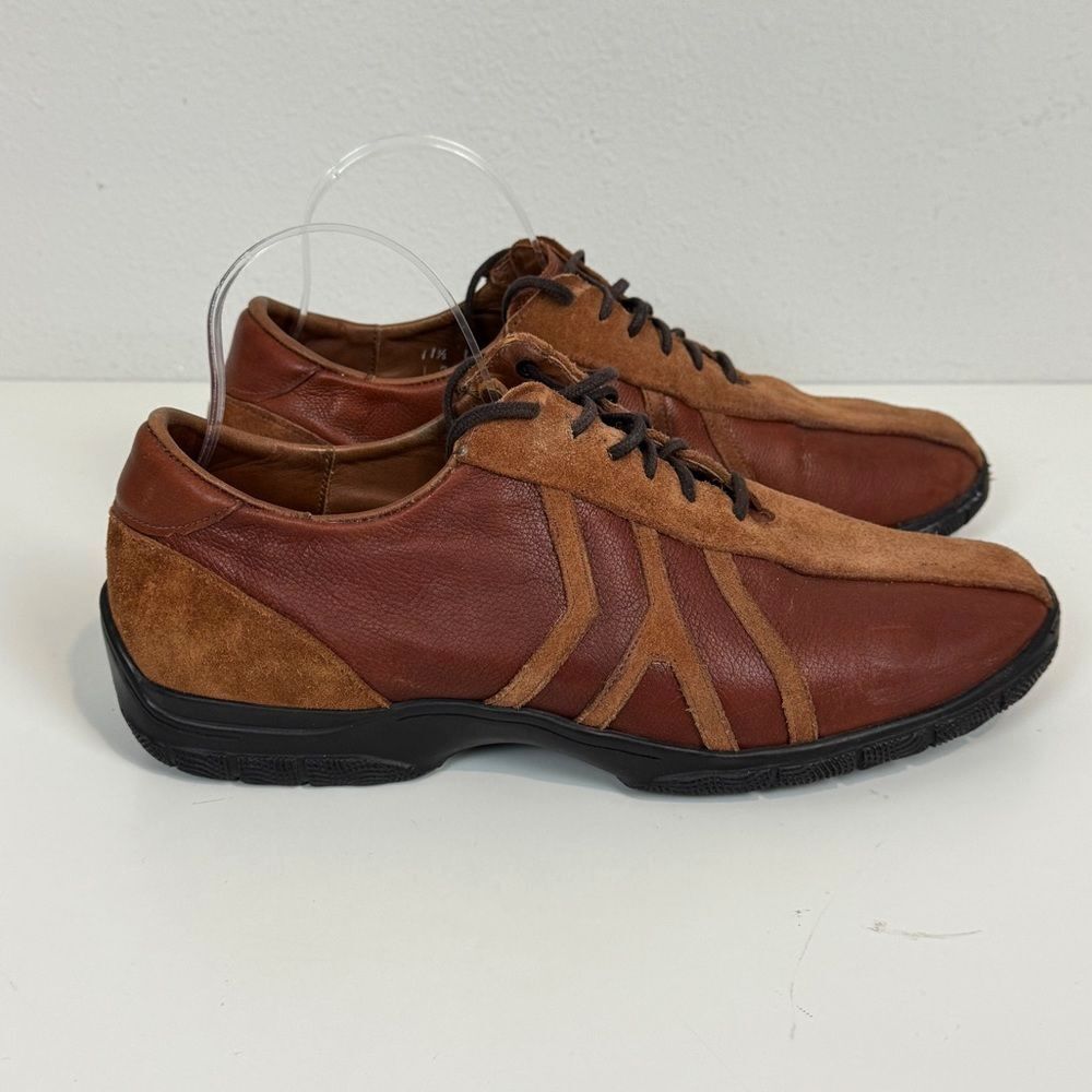 Allen Edmonds Traveler Brown Leather Suede Shoes 11.5